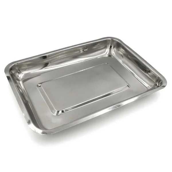 05902. Лоток інструментальний, прямокутний, нержавіюча сталь, без кришки, 260 мм х 180 мм х 30 мм. DURABLE.